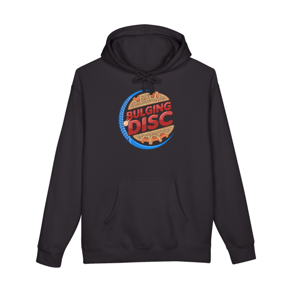 Lumbar King — Funny Back Pain Parody Hoodie — Black