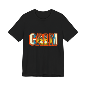 Mandated Serenity — Funny Calm Panic Mascot T-Shirt