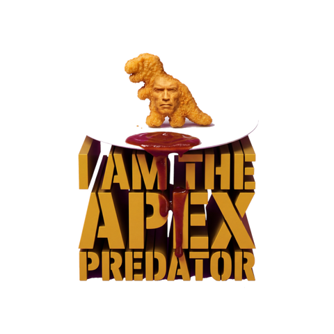 Mechanically Separated Apex — Ironic Dino Nugget Sticker