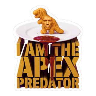 Mechanically Separated Apex — Ironic Dino Nugget Sticker