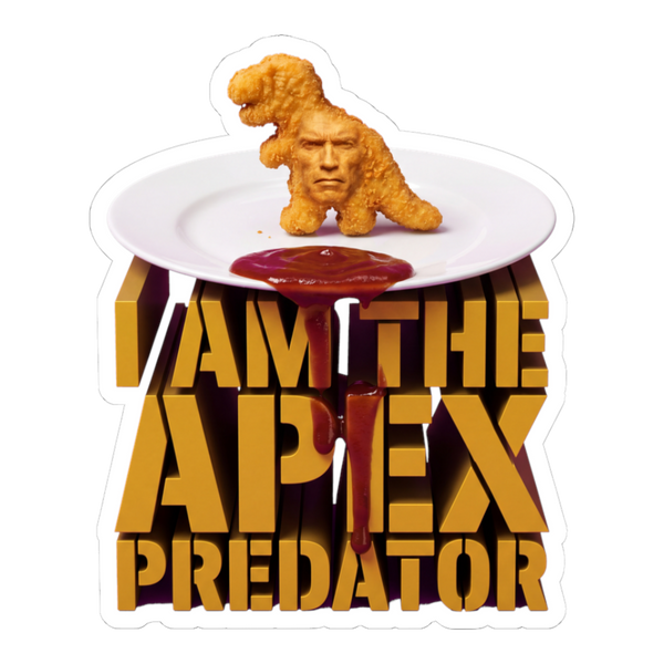 Mechanically Separated Apex — Ironic Dino Nugget Sticker