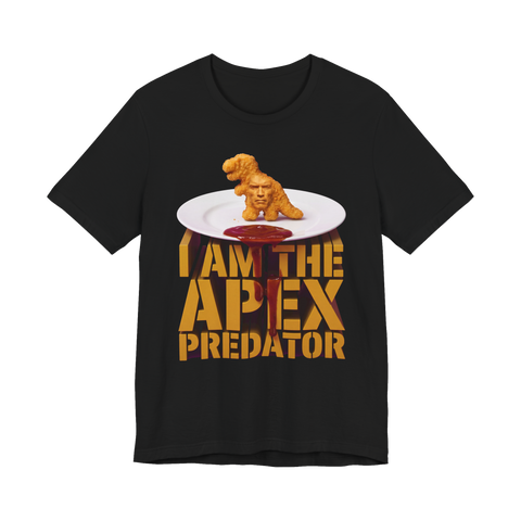 Apex Dino Nugget Shirt — Funny Alpha Male Parody Tee — Black