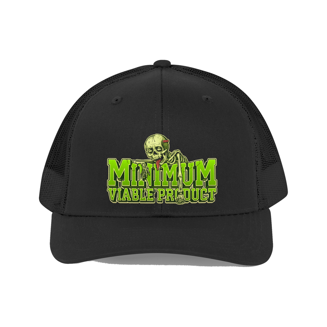 Minimum Viable Product Hat — Funny Tech Burnout Cap — Black