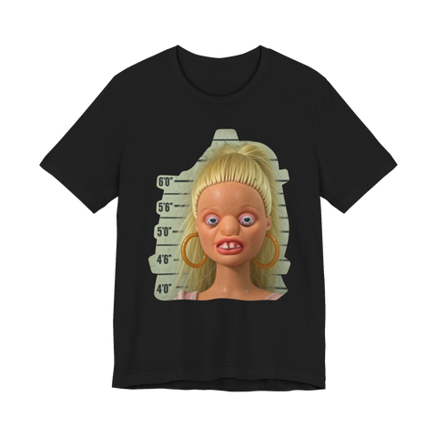 Mouthbreather Malibu T-Shirt — Ugly Barbie Doll Plastic Idol Fashion — Black