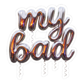 My Bad — Sticker