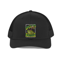 Native Species Giant Frog vs Fighter Jet Hat