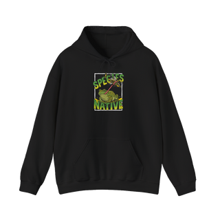 Native Species — Giant Frog vs Fighter Jet Hoodie