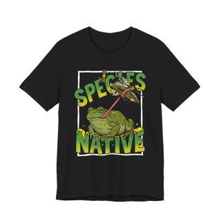 Giant Frog vs Helicopter Shirt - Native Species Tee