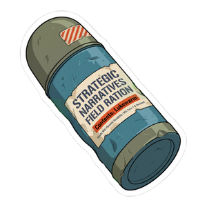 Office of Strategic Narratives Sticker - Funny Government Decal — White