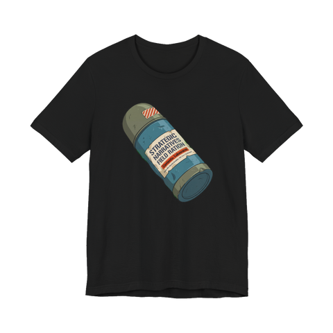 Office of Strategic Narratives Tee — Funny Psyops Field Ration Shirt — Black