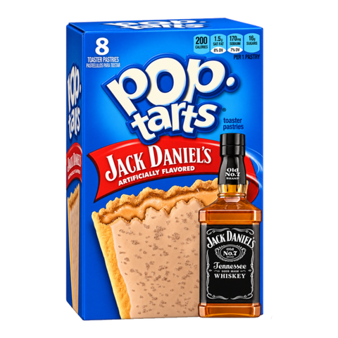 Old No. 7 Toaster Pastries Sticker — Funny Pop-Tarts — White