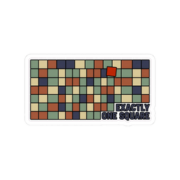 One Square — 1-of-1 Existential Art Sticker