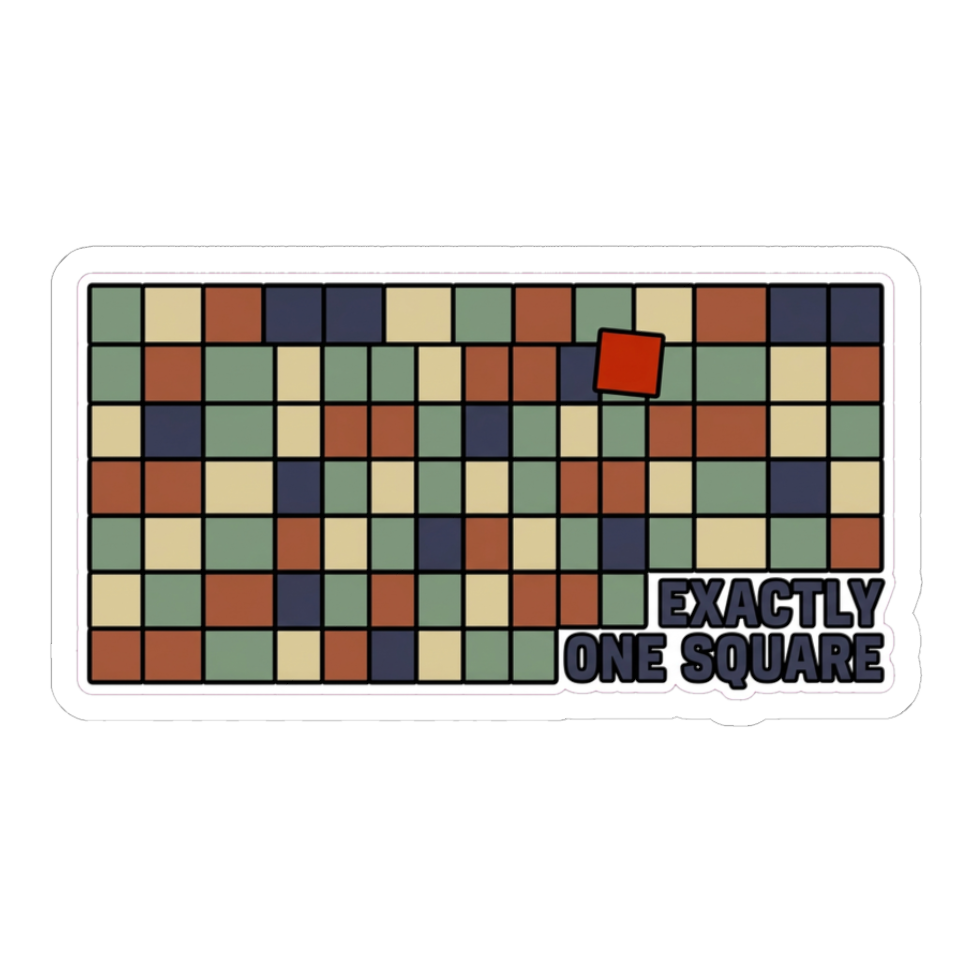 One Square — 1-of-1 Existential Art Sticker