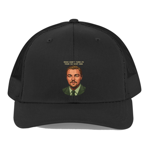 The 25-Year Glitch Hat — Funny Leonardo DiCaprio Turning 25 Meme — Black