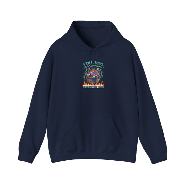 Can I She/Them Hoodie — Funny Pronoun Meme — Navy