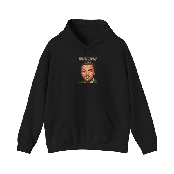 The 25-Year Glitch — Quarter Life Crisis Hoodie — Black