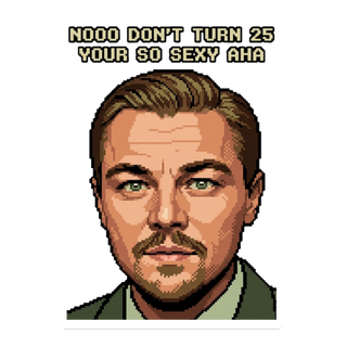 The 25-Year Glitch Sticker — Funny Quarter-Life Crisis Decal