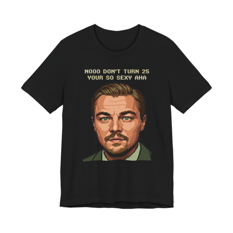 The 25-Year Glitch T-Shirt — Quarter-Life Crisis Tee — Black