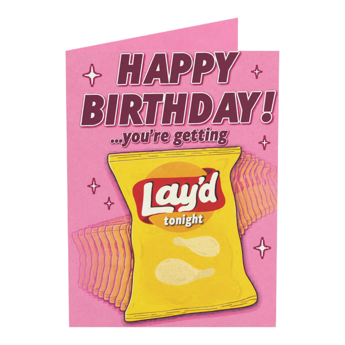Parody Funny Birthday Card — 3.5" x 4.9" (Vertical) / Coated (both sides) / 1 pc