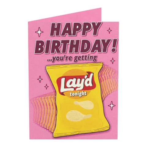 Parody Funny Birthday Card — 3.5" x 4.9" (Vertical) / Coated (both sides) / 1 pc