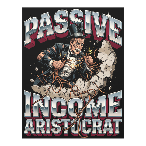 Passive Income Wall Art — Funny Landlord Decor — 0.75''