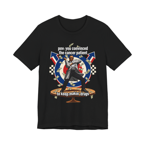 Passive Income POV T-Shirt — Funny Gus Fring Breaking Bad — Black