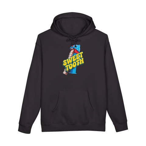 Pocket Molars — Creepy Tooth Dispenser Hoodie — Black