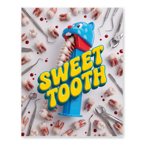 Pocket Molars Poster — Cursed Dental Candy Wall Art