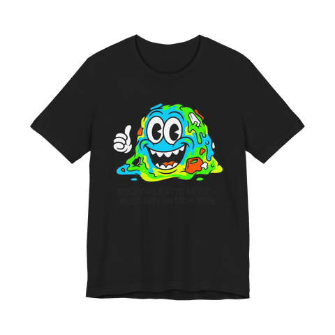 Polymer Pete Bloodstream Residency - Funny Microplastics T-Shirt — Black