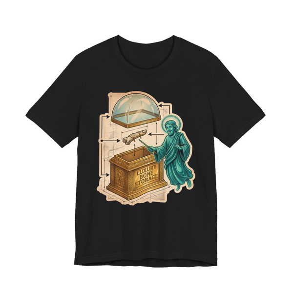 Premium Bone Vault Schematics — Funny Medieval History Tee