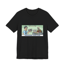 Processing Your Claim — Funny Social Security Skeleton Tee