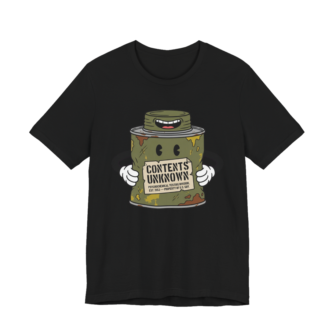 Property of D.O.D. Psychochemical Testing Division — MKUltra Tee