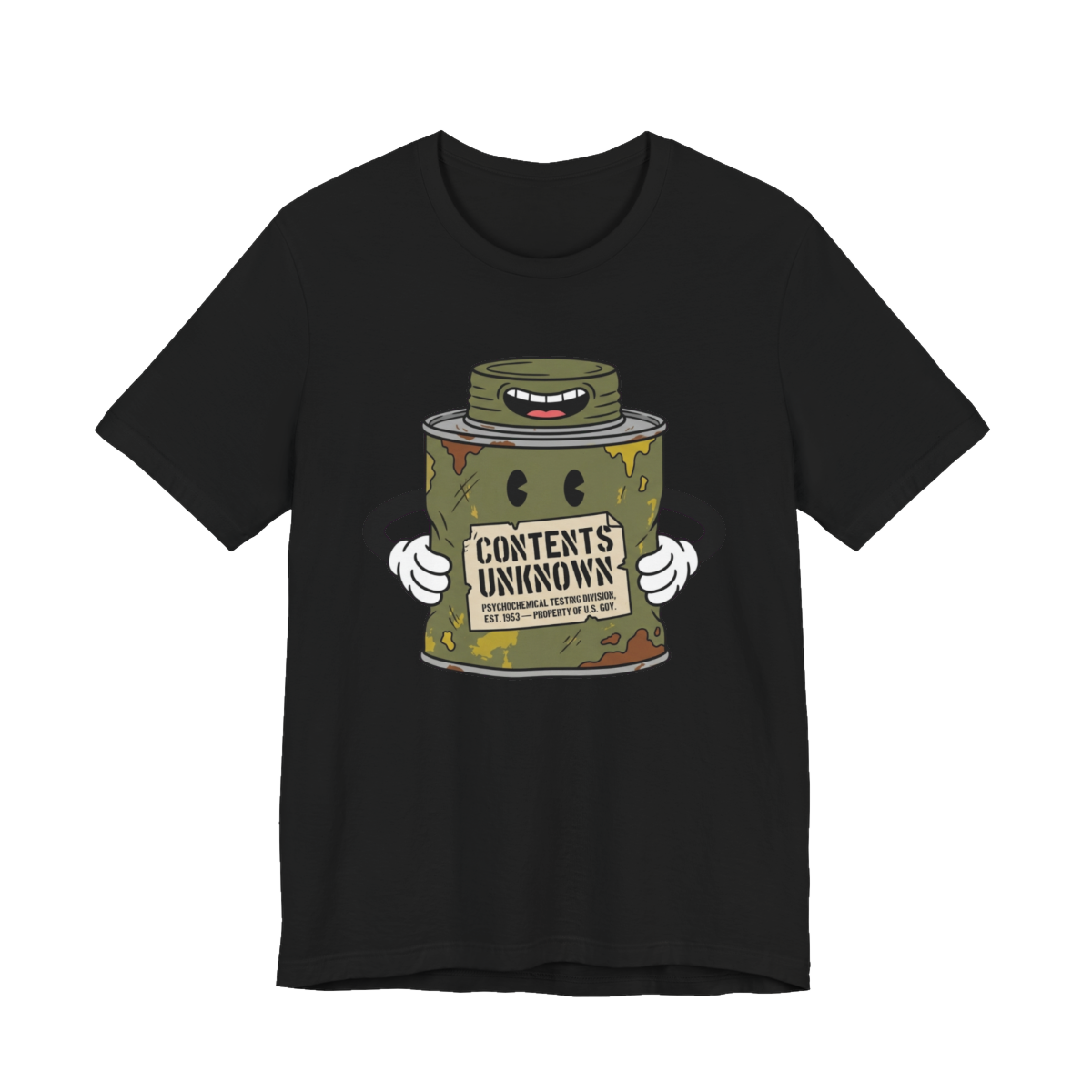 Property of D.O.D. Psychochemical Testing Division — MKUltra Tee