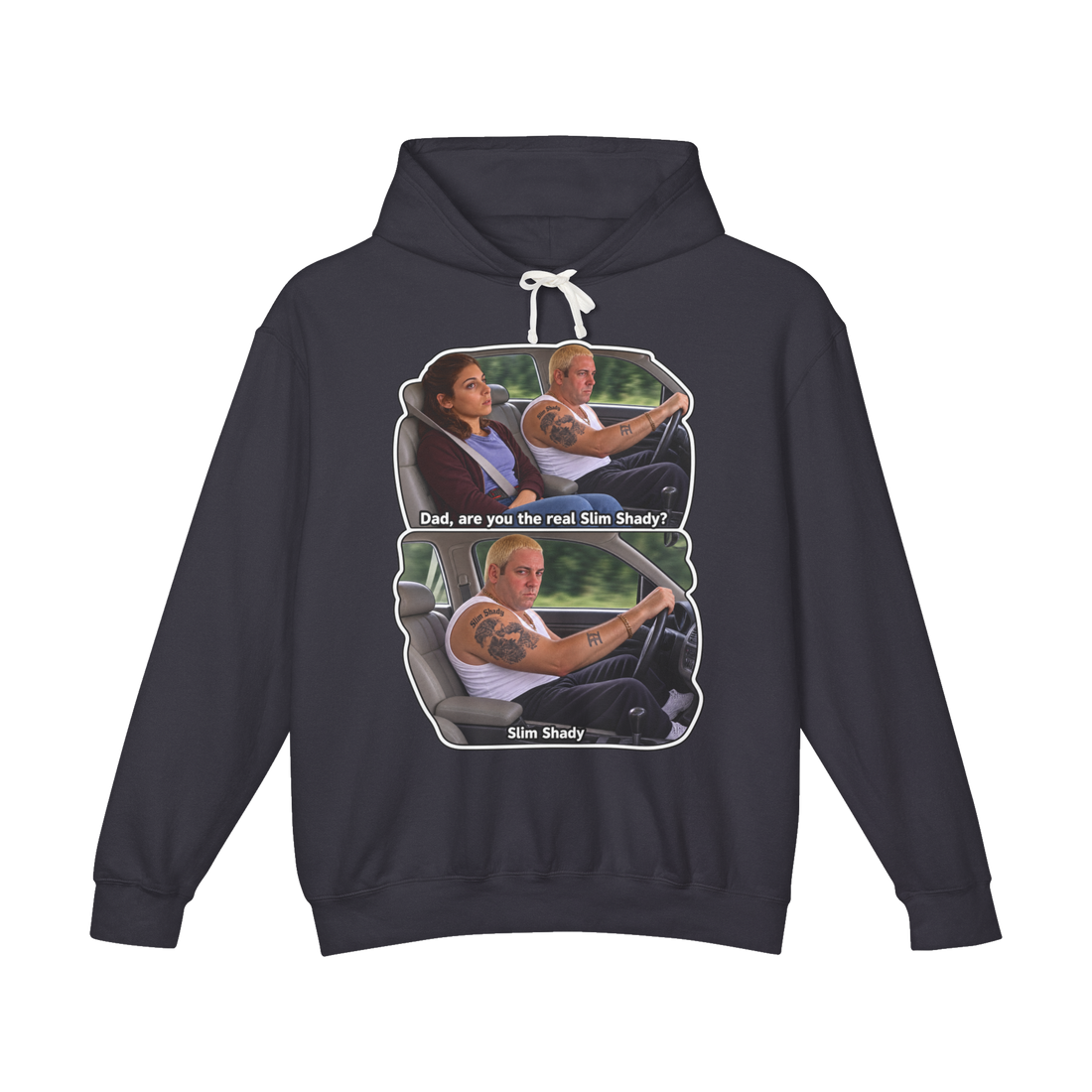 Rap Meets the Mob Hoodie — Music and Mob TV Mashup — Black