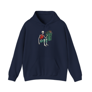 Ready For Curbside Pickup Hoodie — Funny Nihilist Skeleton