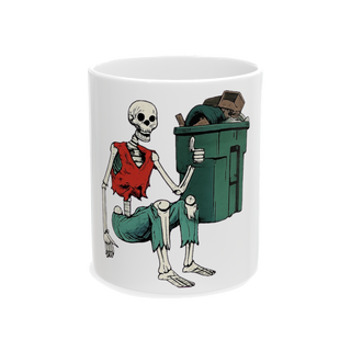 Ready For Curbside Pickup — Funny Existential Skeleton Mug
