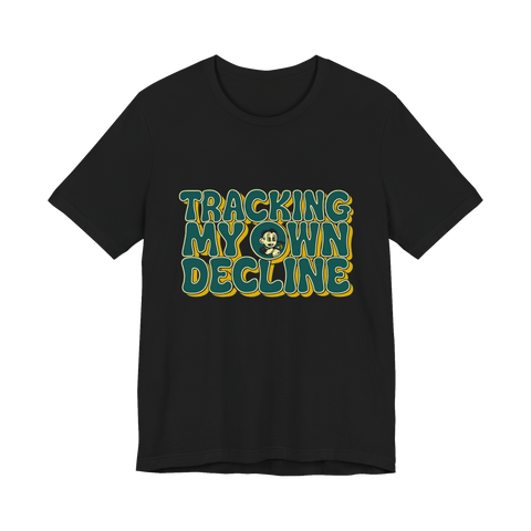 Real-Time Mortality Tracker — Funny Smartwatch T-Shirt — Black