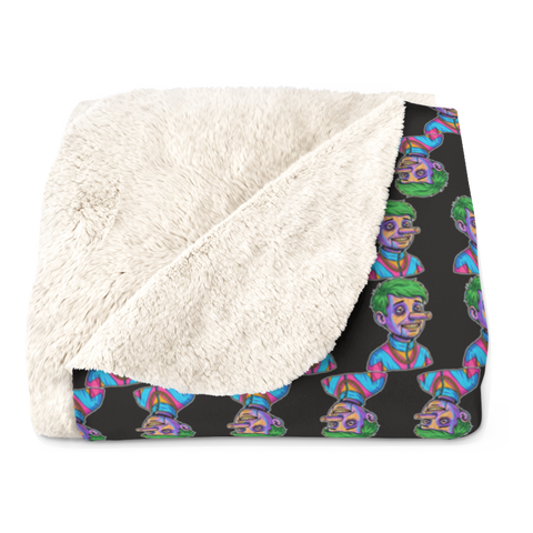 Sawed-Off Liar — Funny Bootleg Mascot Blanket