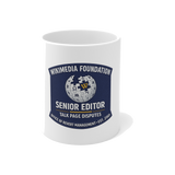 Senior Editor, Talk Page Disputes — Mug