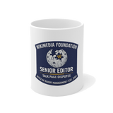 Senior Editor, Talk Page Disputes — Mug