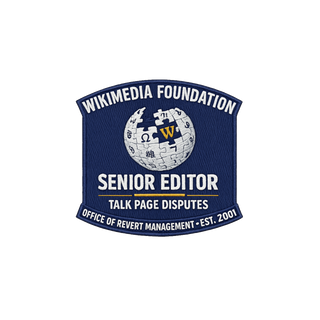 SENIOR EDITOR, TALK PAGE DISPUTES — Sticker