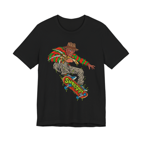 Shreddy Krueger T-Shirt — Funny Freddy Krueger — Black