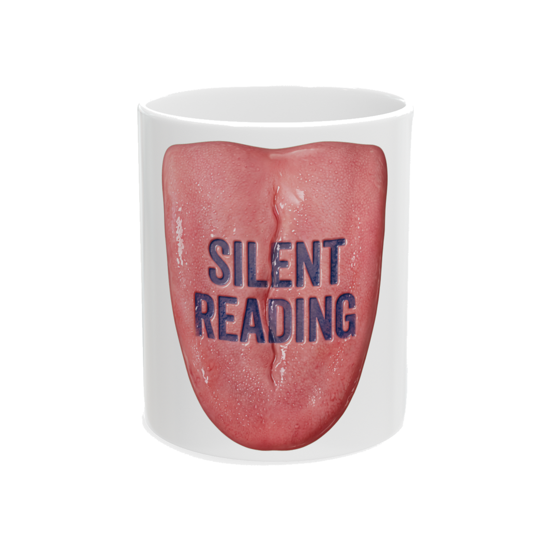 Silent Reading Flesh Wedge — Mug