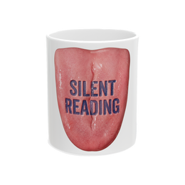 Silent Reading Flesh Wedge — Mug
