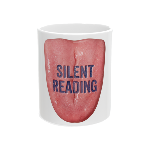 Silent Reading Flesh Wedge — Mug