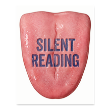 Silent Reading Flesh Wedge — Poster
