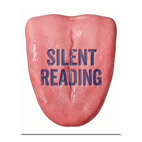 Silent Reading Flesh Wedge — Poster