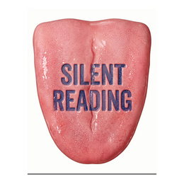 Silent Reading Flesh Wedge — Poster