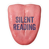 Silent Reading Flesh Wedge — Sticker