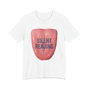 Silent Reading Flesh Wedge T-Shirt — Cursed Nostalgia Tee